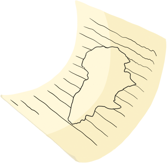 Des lettres manuscrites avec des illustrations dessinées à la main apparaissent à l’écran.