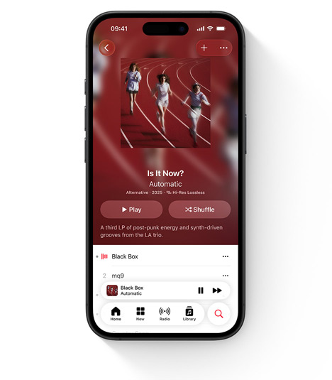 iPhone showing Apple Music UI featuring Chappell Roan