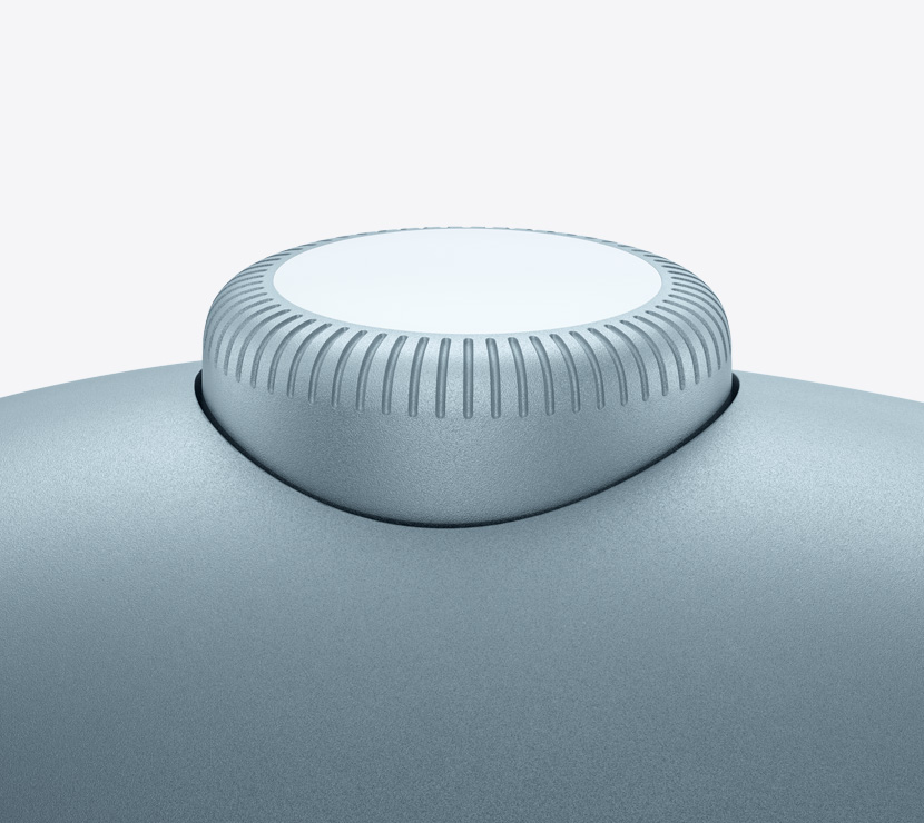 Slušalice AirPods Max 2, plave, detalj Digital Crown