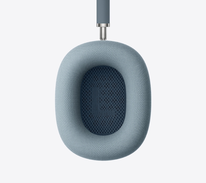 Slušalice AirPods Max 2, plave, detalj unutrašnjosti jastučića za uho