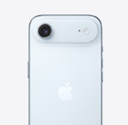 „iPhone Air“, nugarėlė, dangaus žydros spalvos, „Fusion“ kameros sistema viršutinėje dalyje